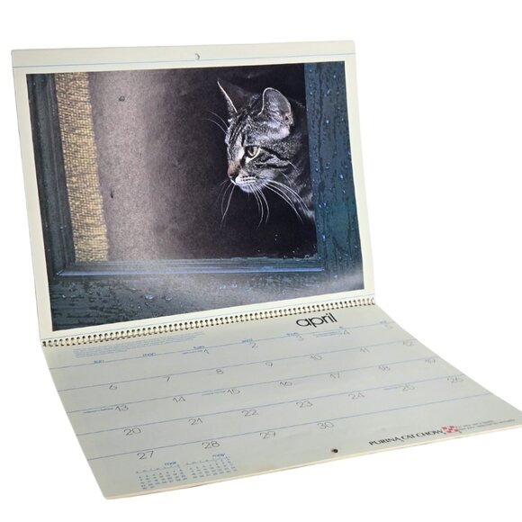 Vintage 1975 Purina Cat Chow Cats Calendar - Picture 4 of 4
